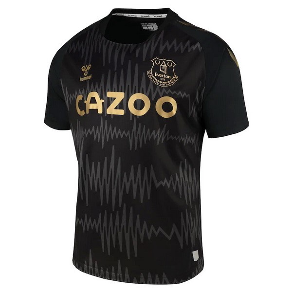 Tailandia Camiseta Everton 3ª Kit Portero 2020 2021 Negro